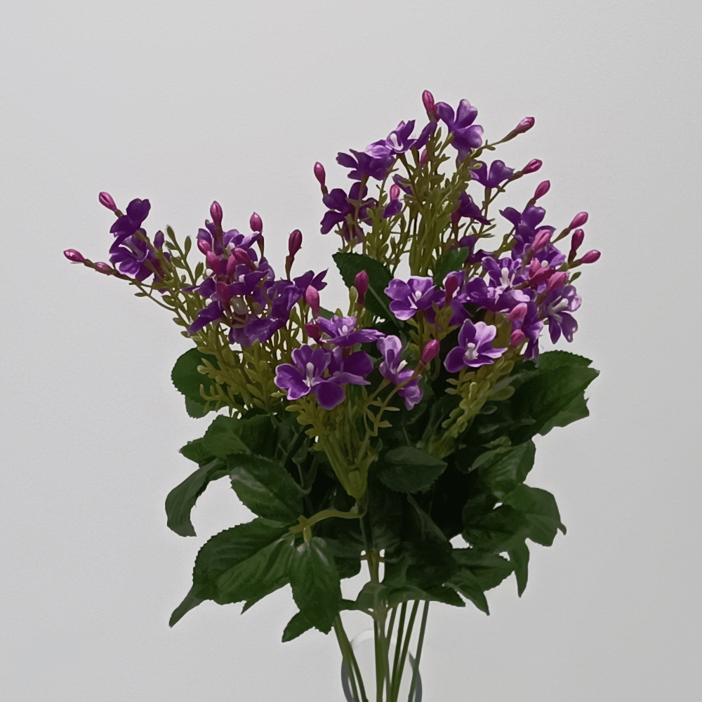 RAMO MINI FLOR - MORADO 46 cm comprar flores onlline